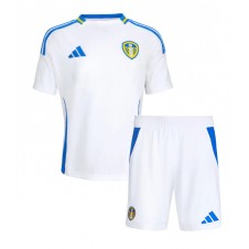 Leeds United Hjemmedraktsett Barn 2024-25 Kortermet (+ korte bukser)